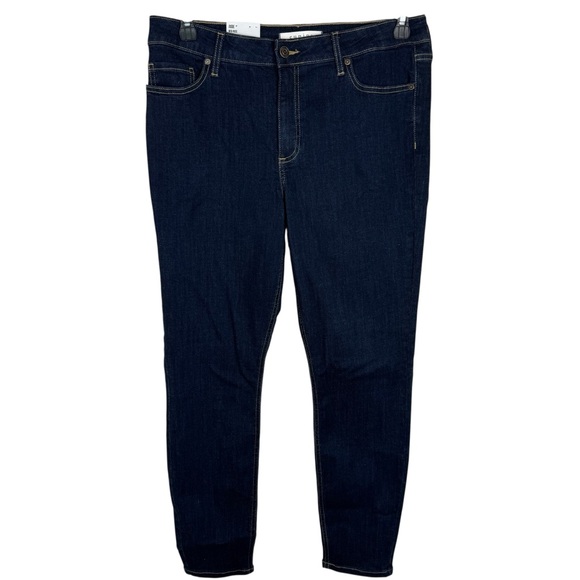 Eunina Jude Mid Rise Skinny Ankle Jeans Sz 15 (juniors) dark wash - Picture 1 of 9